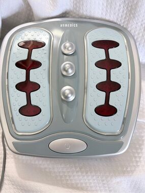 HoMedics Foot Revitalizer Luxury Foot Massager w Infrared Heat FM-100H & manual
